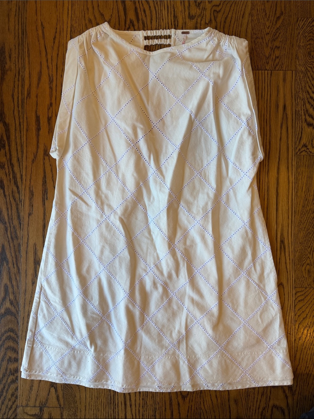 Free People Cream Mini Dress